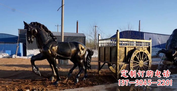 深圳华丽复古，名车贵族，精美马车雕塑