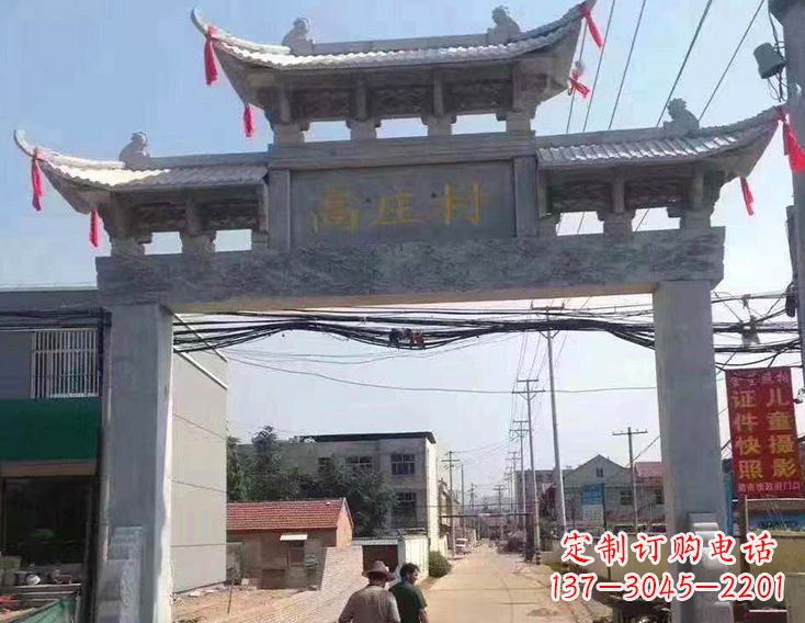 深圳牌楼石雕塑，为家庭装饰带来精致灵动