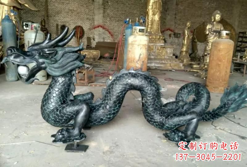 深圳青铜龙戏珠专业装饰艺术雕塑