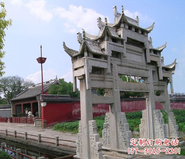 深圳专业大型牌坊石雕制作