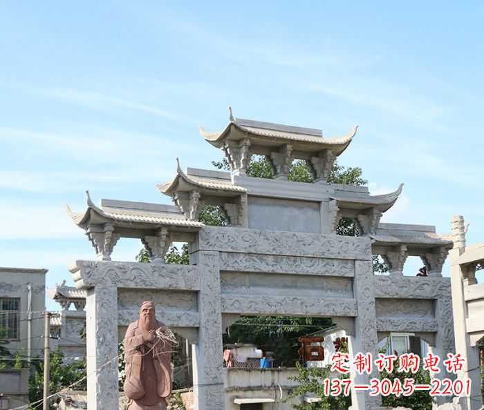 深圳牌坊石雕,为您增添质感与智慧的魅力