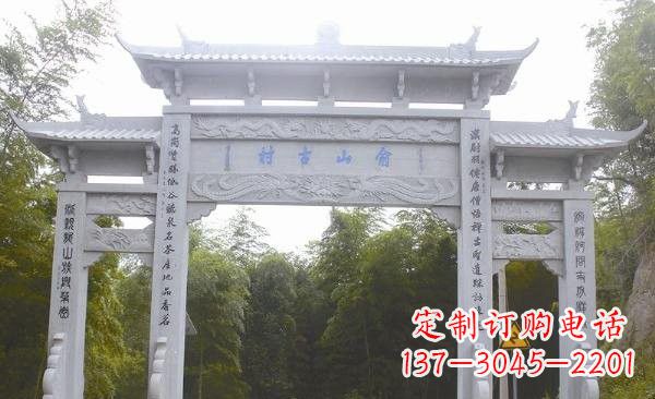 深圳让精美的牌坊雕塑为您打造精美环境
