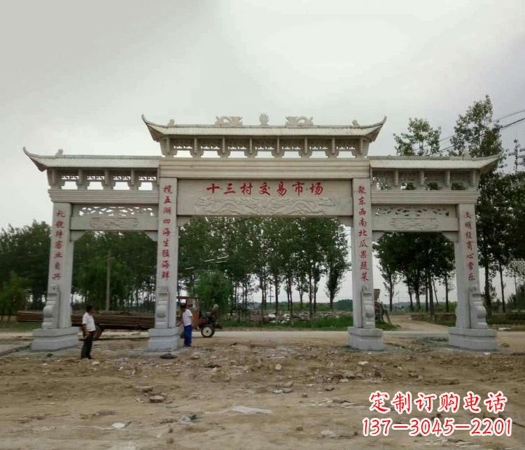 深圳精美石牌坊雕塑,令你惊艳无比