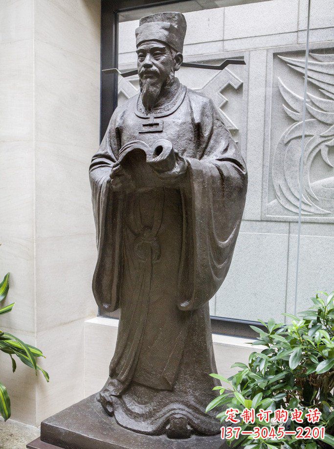 深圳精美沈括古代人物铜雕