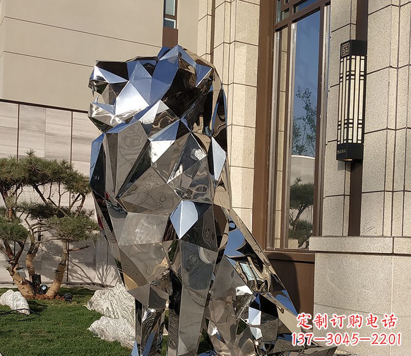 深圳历史荣耀:狮子雕塑门口摆件