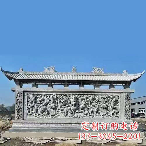 深圳石雕浮雕影壁塑——高雅时尚的室内艺术装饰