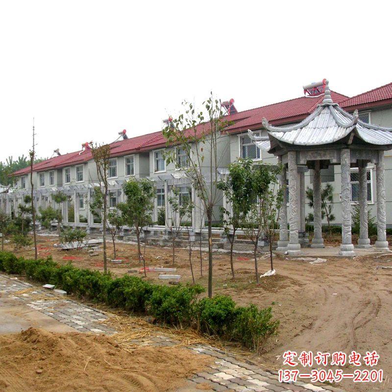 深圳石雕凉亭花架小气园林建筑构件