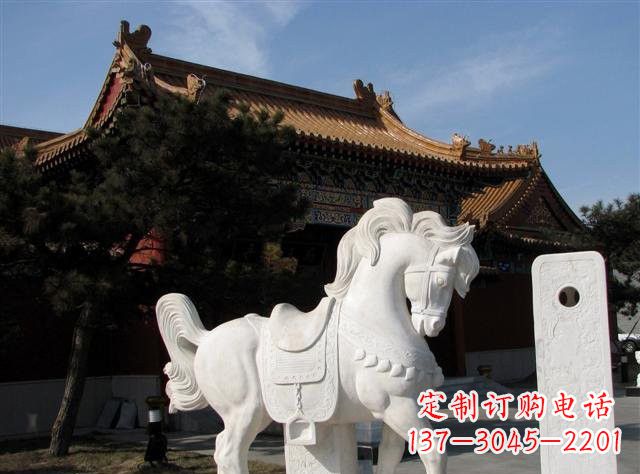 深圳石雕小马