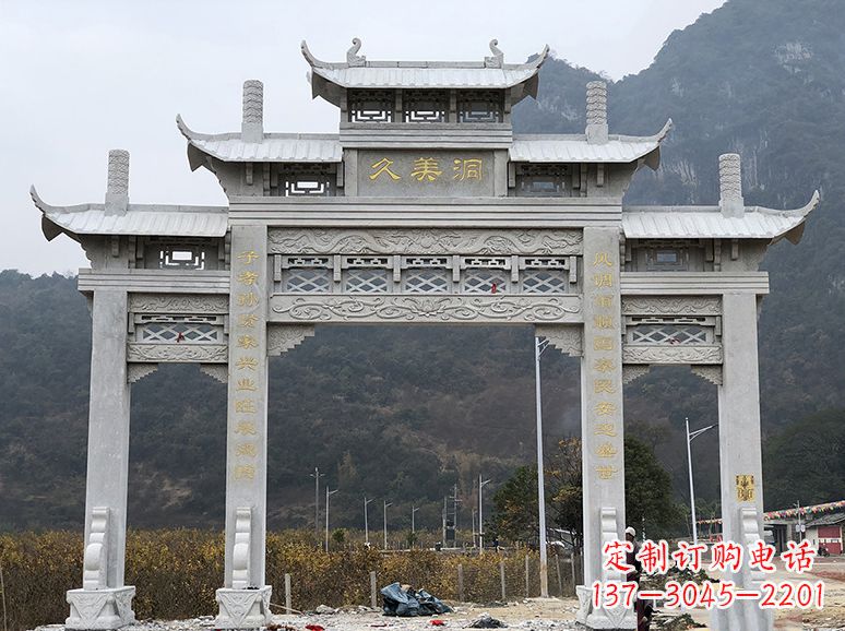 深圳石牌坊 石雕
