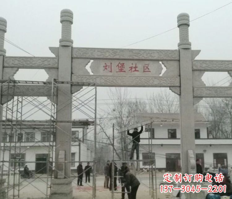 深圳石牌坊道路石雕