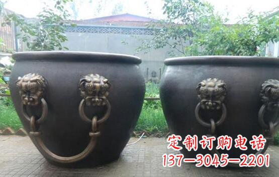 深圳水缸寺庙景观铜雕
