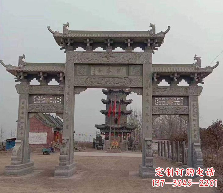 深圳寺院石牌坊