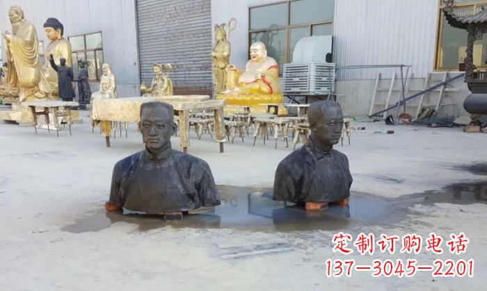 深圳陶行知半身像铜雕