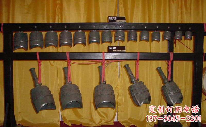 深圳铜编钟古代乐器雕塑
