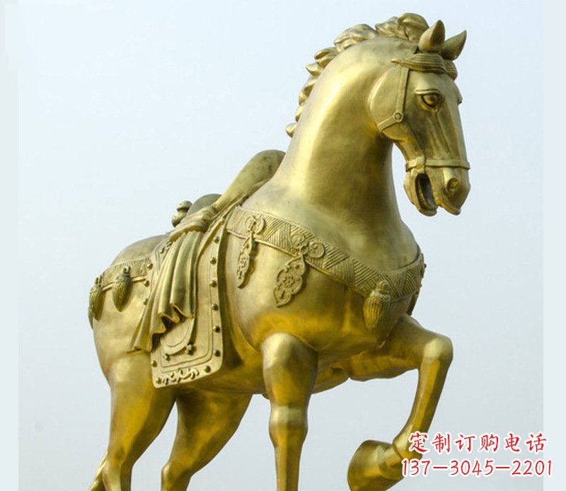 深圳铜雕商场招财动物马雕塑