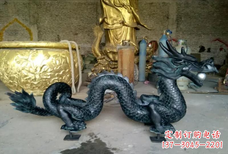 深圳铜雕双龙戏珠222