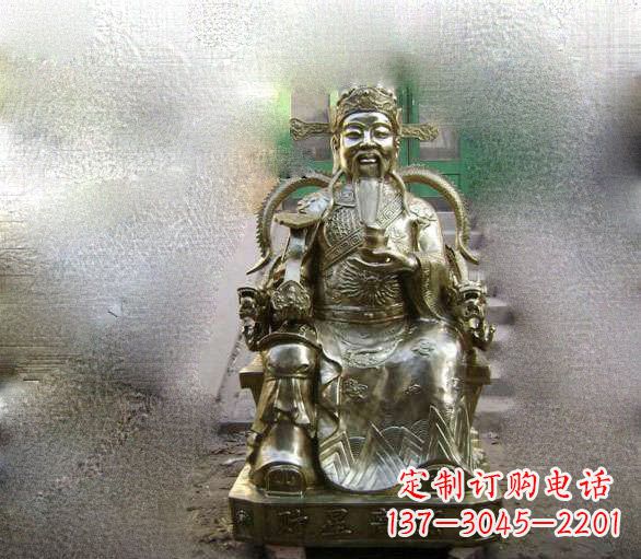 深圳铜雕文财神