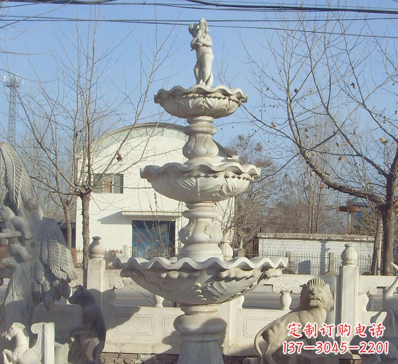 深圳晚霞红石雕风水球图片