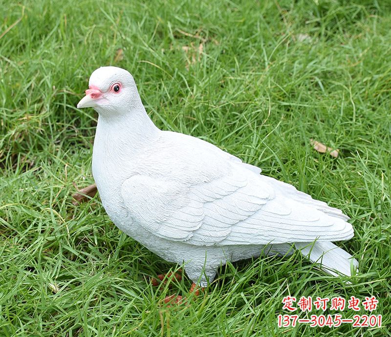 深圳潍坊和平鸽雕塑女孩