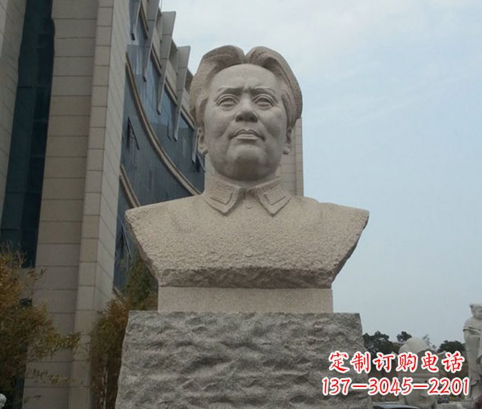 深圳伟人毛泽东胸像石雕