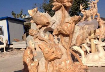 深圳精美而独特的莲花石雕展现家居美学