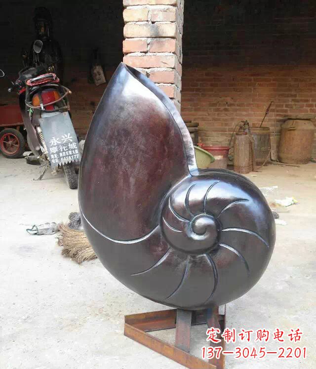 深圳蜗牛公园景观动物铜雕