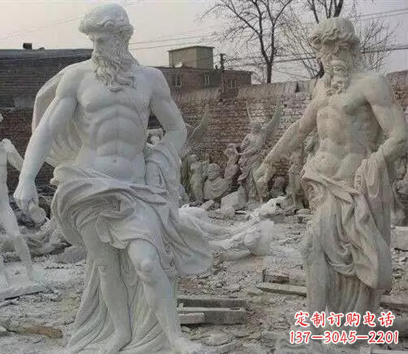 深圳西方阿基米德人物石雕