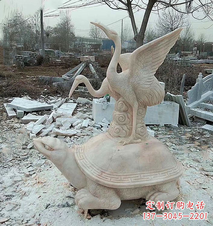 深圳仙鹤石材雕塑