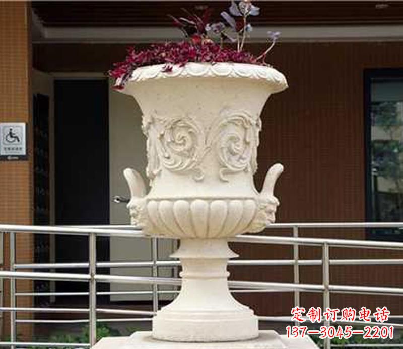 深圳小区花盆景观石雕