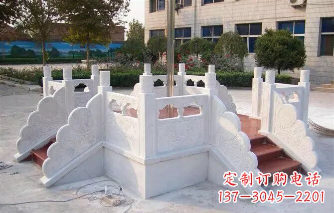 深圳校园汉白玉升旗台