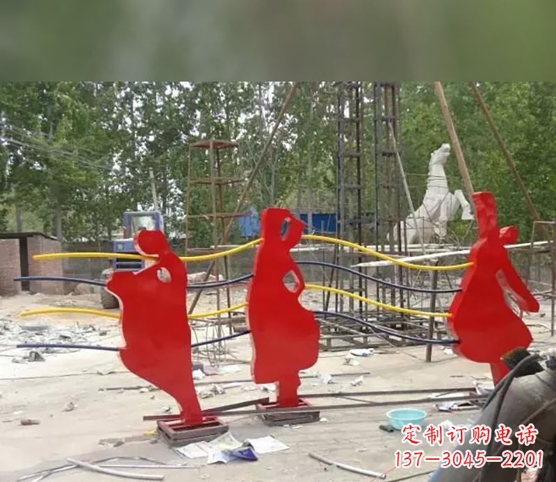 深圳音符剪纸雕塑不锈钢