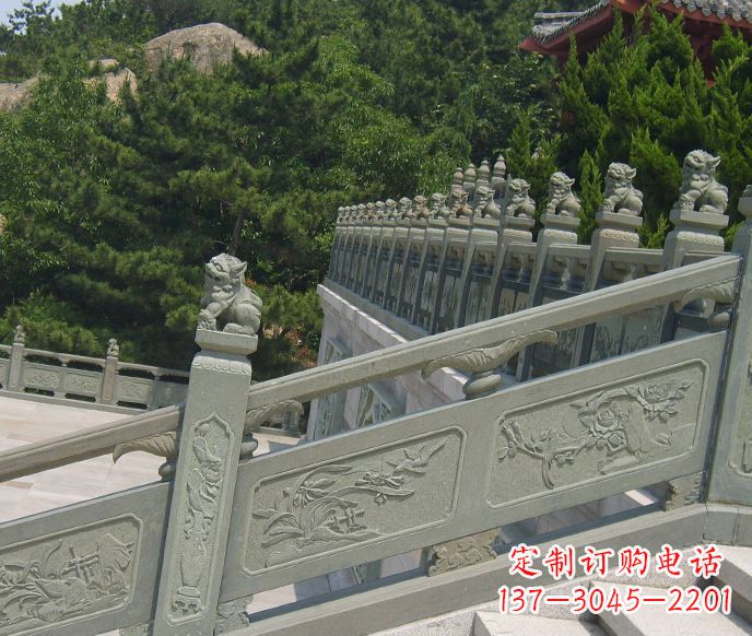 深圳园林仿古石栏板景观石雕 (4)