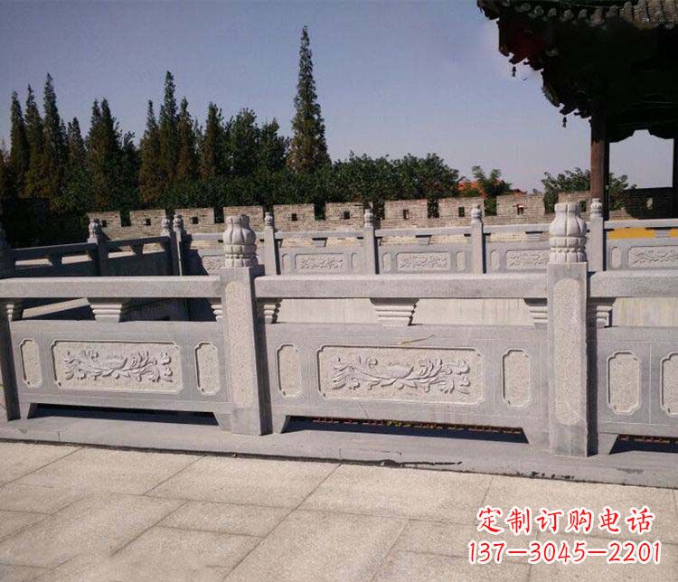 深圳园林仿古石栏板景观石雕 (2)
