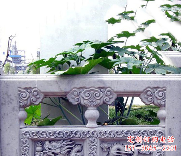 深圳园林仿古石栏板景观石雕 (6)