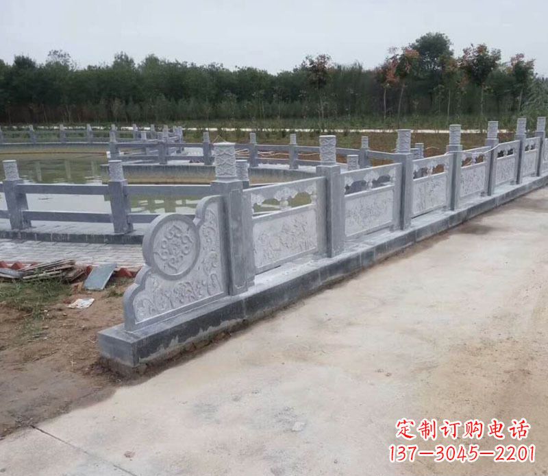 深圳园林仿古石栏板景观石雕 (11)