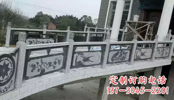 深圳园林仿古石栏板景观石雕 (10)