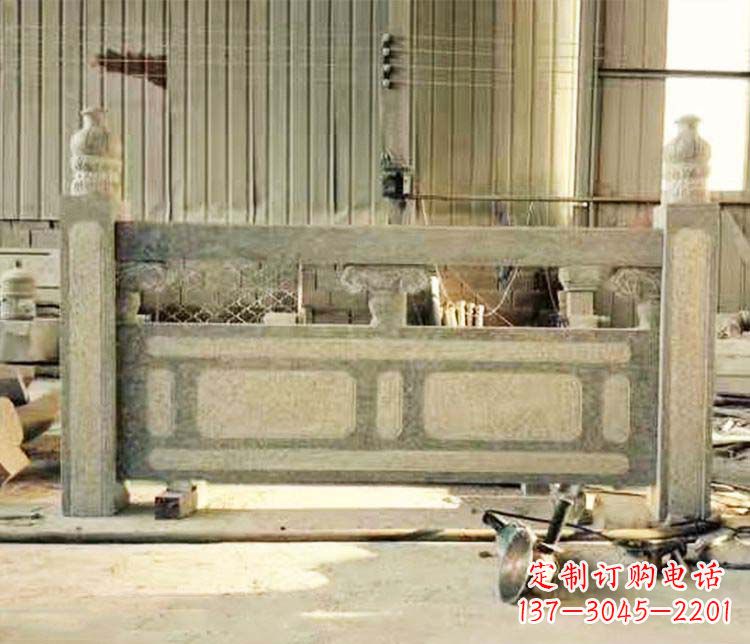 深圳园林仿古石栏板景观石雕