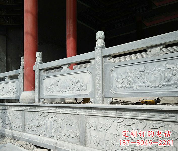 深圳园林仿古石栏板景观石雕_1 (3)