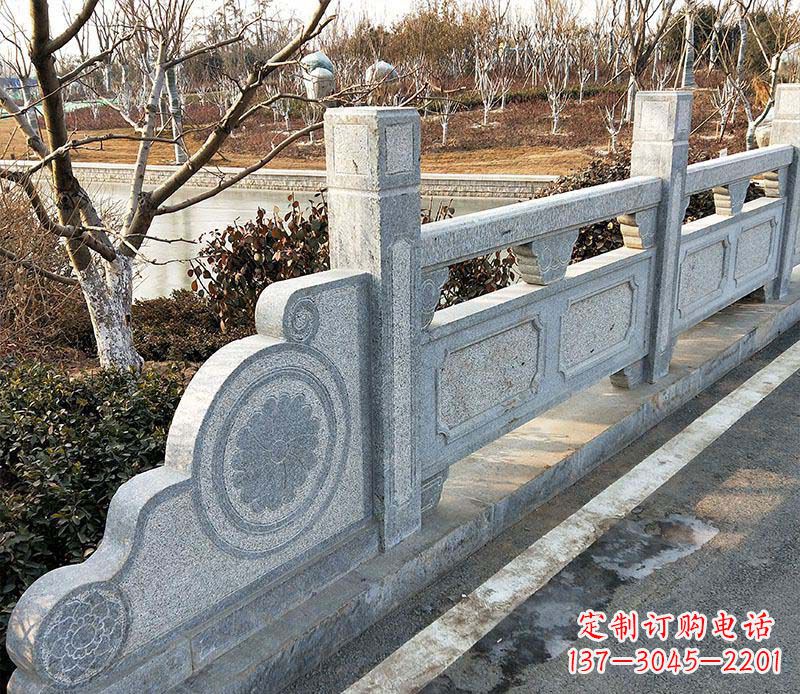 深圳园林仿古石栏板景观石雕_1