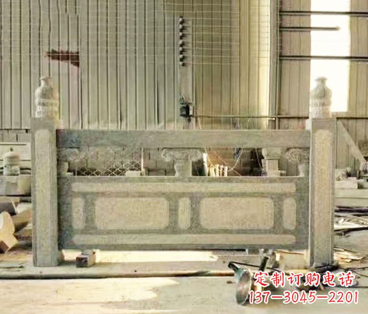 深圳园林仿古石栏板景观石雕_2 (2)