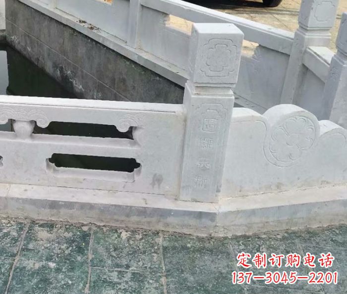 深圳园林景观大理石栏板雕塑 (7)