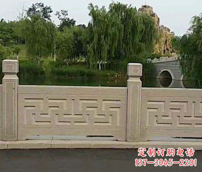 深圳园林景观大理石栏板石雕 (4)