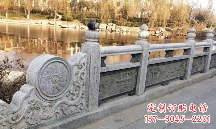 深圳园林景观大理石栏板石雕 (10)