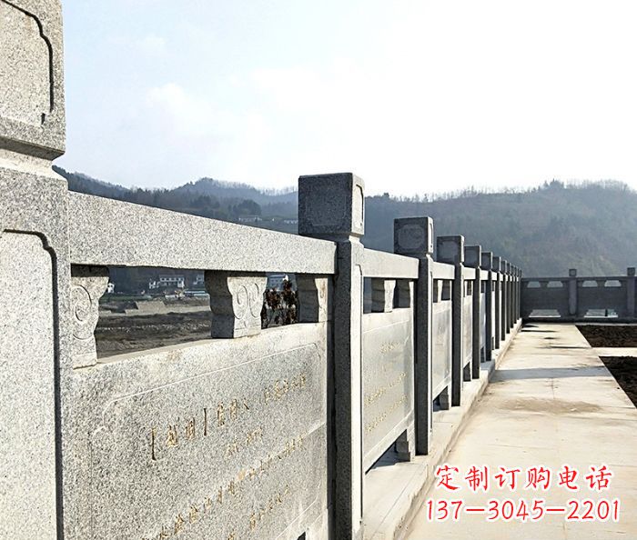 深圳园林景观大理石栏板石雕 (14)