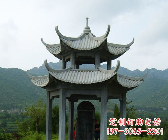 深圳园林景观仿古凉亭石雕