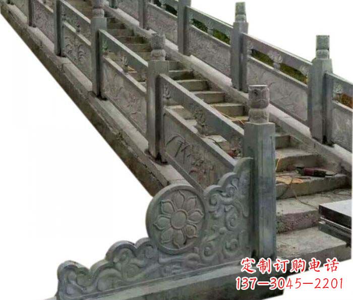深圳园林景观仿古石雕栏板 (4)
