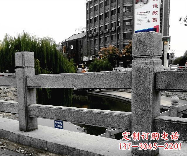 深圳园林景观仿古石雕栏板 (9)