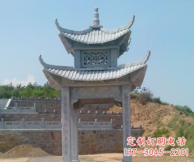 深圳园林景观仿古石雕凉亭