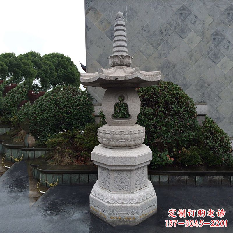 深圳园林石雕灯笼