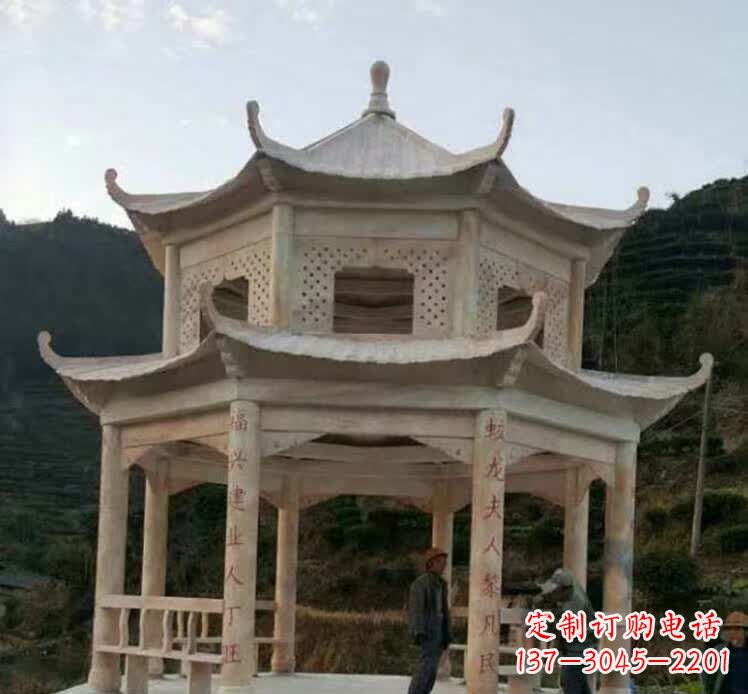 深圳园林石雕凉亭